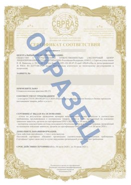 Образец Сертификат СТО 01.064.00220722.2-2020 Петрозаводск Сертификат СТО 01.064.00220722.2-2020 